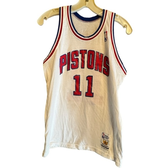 Vintage MacGregor Sand Knit Detroit Pistons #11 Isaiah Thomas Tank Top